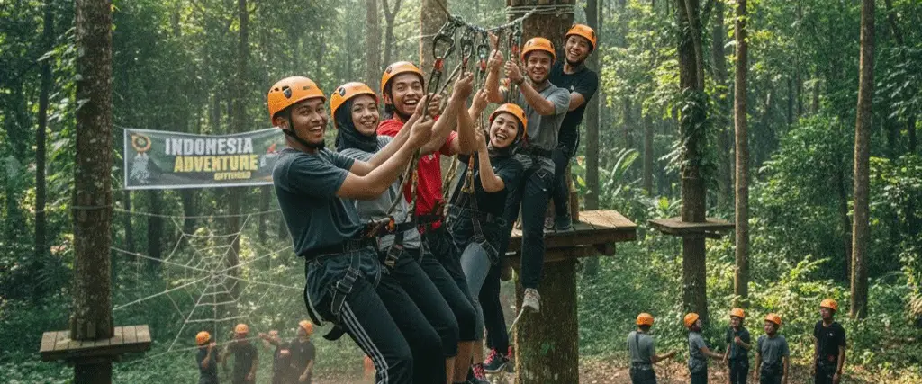 Outbound & Team Building di Bogor bersama DS Production - kegiatan seru untuk perusahaan dan komunitas